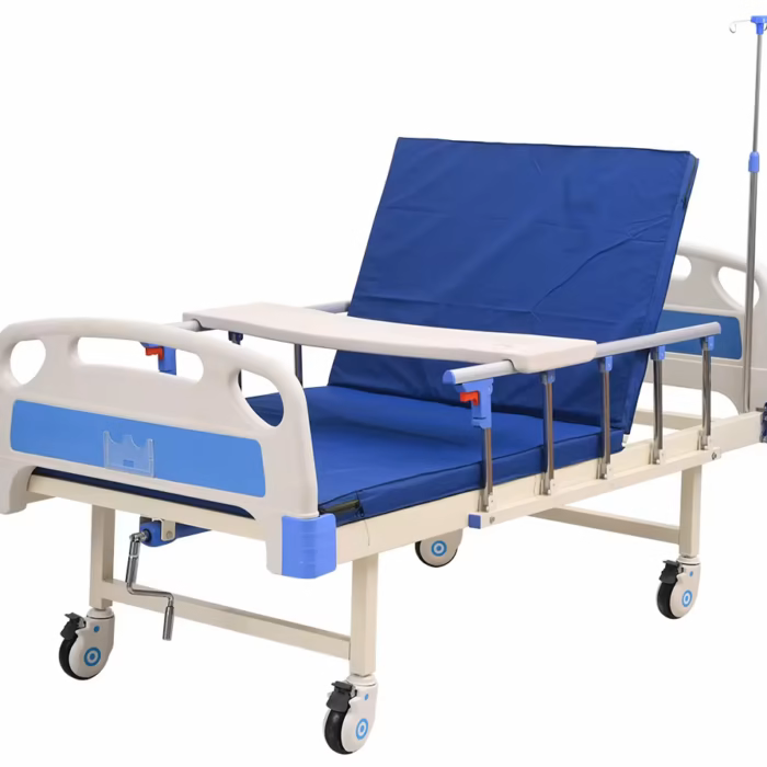 ABS Single Crank Hospital Bed | Adjustable Manual Hospital Bed