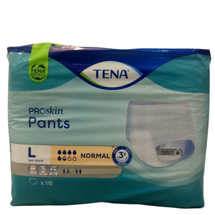 TENA Proskin Pants - Large (18 Count) | Adult Incontinence Underwear