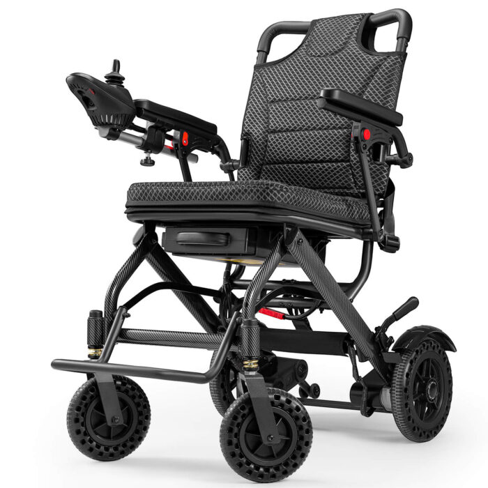 Foldable Electric Wheelchair - Lightweight Indoor & Outdoor