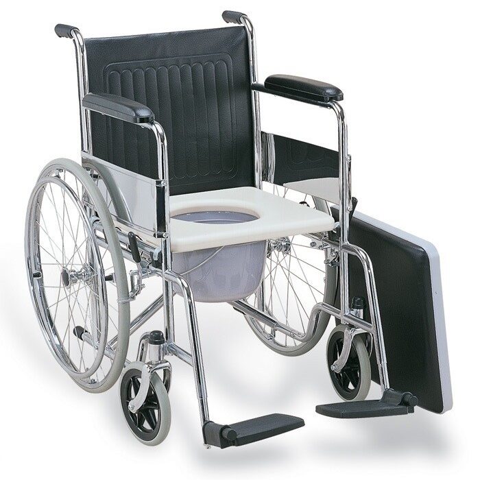 Manual Commode Wheelchair | Toilet Wheelchair