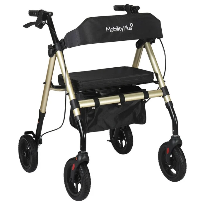 MobilityPlus Rollator Walker | Walking Aid With Wheels